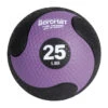 Aeromat Deluxe Medicine Ball, 25 Pounds, Black And Purple -Fitness Equipment 2041211 A ecommfullsize