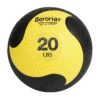 Aeromat Deluxe Medicine Ball, 20 Pounds, Black And Yellow -Fitness Equipment 2041212 A ecommfullsize
