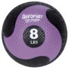 Aeromat Deluxe Medicine Ball, 8 Pounds, Black And Purple -Fitness Equipment 2041218 A ecommfullsize