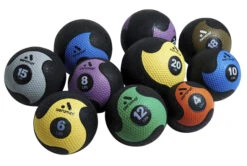 Aeromat Deluxe Medicine Ball, 6 Pounds, Black And Yellow -Fitness Equipment 2041219 B ecommfullsize 1