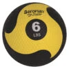 Aeromat Deluxe Medicine Ball, 6 Pounds, Black And Yellow -Fitness Equipment 2041220 A ecommfullsize
