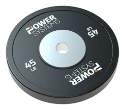 Power Systems Training Plate, 45 Pounds, Black