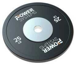 Power Systems Training Plate, 25 Pounds, Black