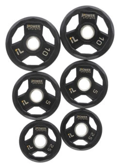 Power Systems Urethane Plate, 45 Pounds, Black -Fitness Equipment 2088544 C ecommfullsize