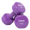 Power System Deluxe Vinyl Dumbbells, 15 Pounds, Purple, Pair -Fitness Equipment 2093207 A ecommfullsize