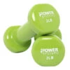 Power System Deluxe Vinyl Dumbbells, 2 Pounds, Lime, Pair -Fitness Equipment 2093211 A ecommfullsize