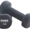 Power Systems Premium Neoprene Dumbbells, 3 Pounds, Black -Fitness Equipment 2094327 A ecommfullsize