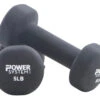 Power Systems Premium Neoprene Dumbbells, 5 Pounds, Black -Fitness Equipment 2094328 A ecommfullsize