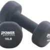 Power Systems Premium Neoprene Dumbbells, 10 Pounds, Black -Fitness Equipment 2094330 A ecommfullsize