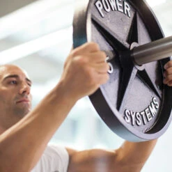 Power Systems Pro Olympic Plate, 25 Pounds, Each -Fitness Equipment 2098562 B ecommfullsize 1