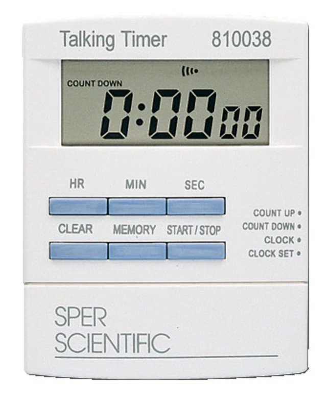 Sper Scientific Ltd Talking Countdown Timer, 24 Hour, 1 Second, 3/4 Inch, Large LCD 3 Sper Scientific Ltd Talking Countdown Timer, 24 Hour, 1 Second, 3/4 Inch, Large LCD