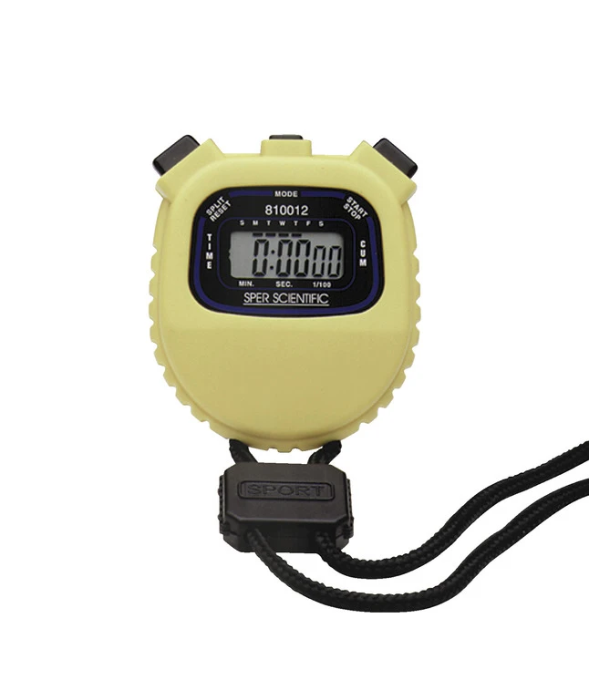 Sper Scientific Ltd Water Resistant Student Stopwatch, 24 Hour, 1/100th Seconds - 30 Minutes 3 Sper Scientific Ltd Water Resistant Student Stopwatch, 24 Hour, 1/100th Seconds - 30 Minutes